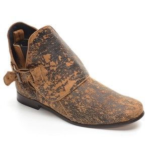 Heimstone Paris Brown Leather Harness Ankle Boots 37